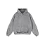 Adenorah Vintage Acid Wash Oversized Hoodie Heavyweight Cotton Pullover