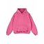 Adenorah Vintage Acid Wash Oversized Hoodie Heavyweight Cotton Pullover