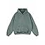 Adenorah Vintage Acid Wash Oversized Hoodie Heavyweight Cotton Pullover