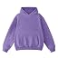 Dnzzs Women's Oversized Acid Wash Hoodie Pullover Vintage Heavyweight