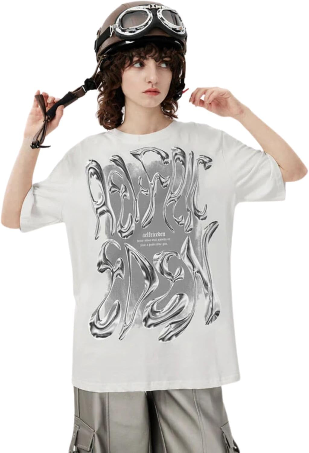 Aelfric Eden Men's Oversized Graphic T-Shirt Cotton Vintage Streetwear Tee