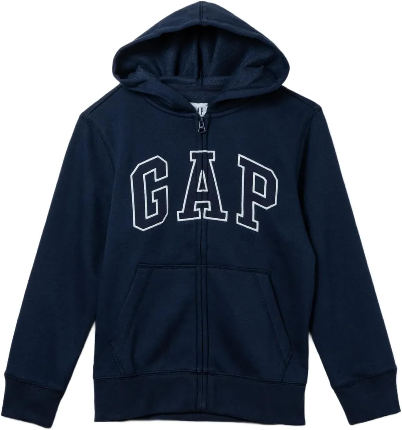 GAP Boys' Logo Hoodie Full Zip Fleece Sweatshirt Pure Red
