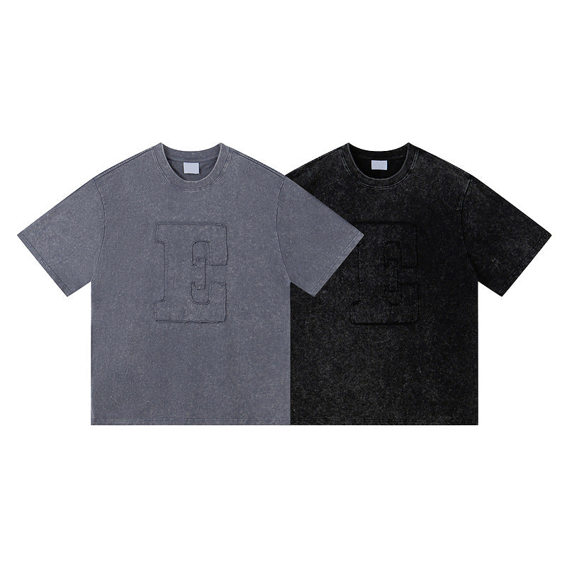 Short Sleeve T-Shirt for Men and Women  Letter Couples Wear