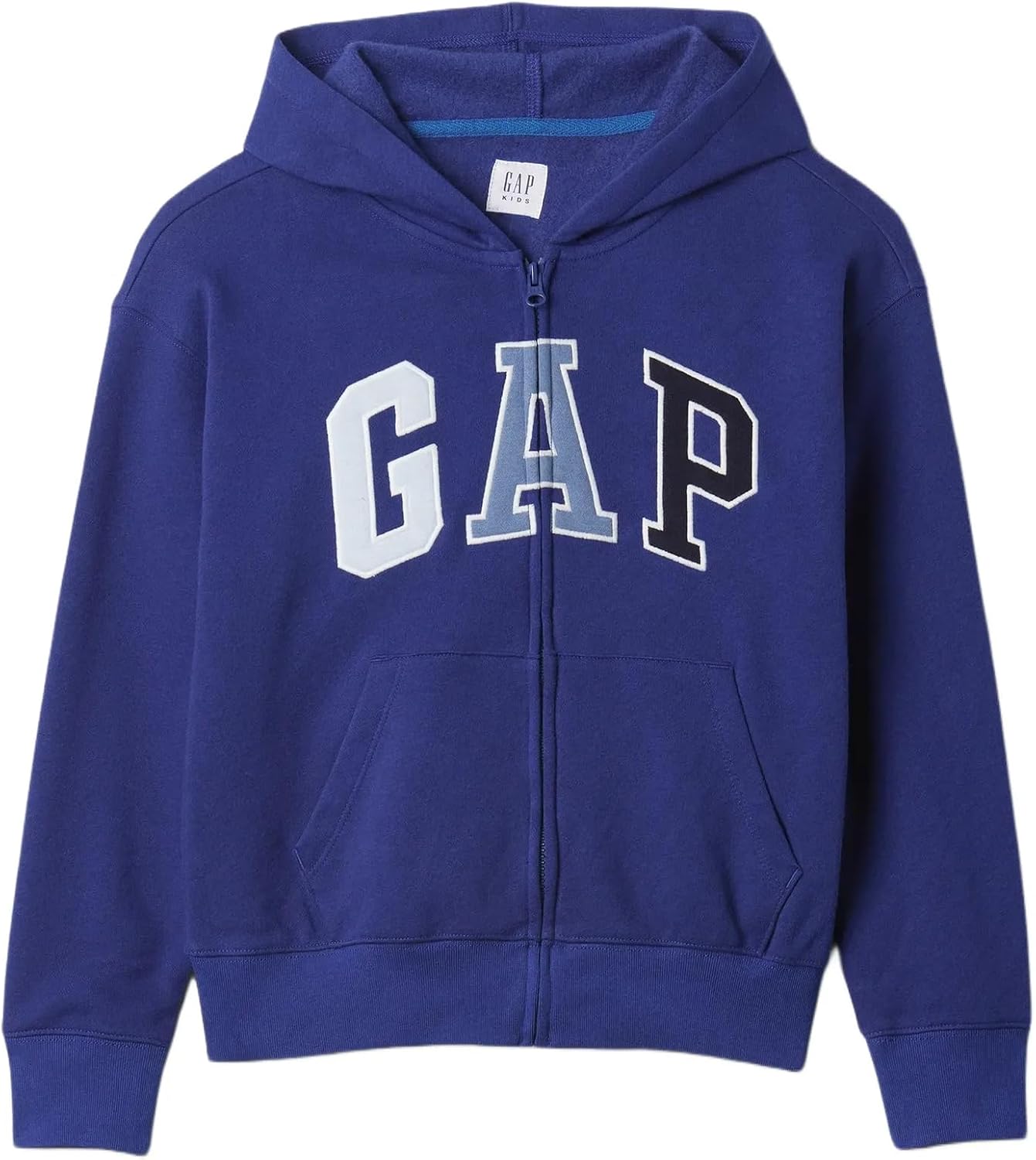 GAP Boys' Logo Hoodie Full Zip Fleece Sweatshirt Pure Red
