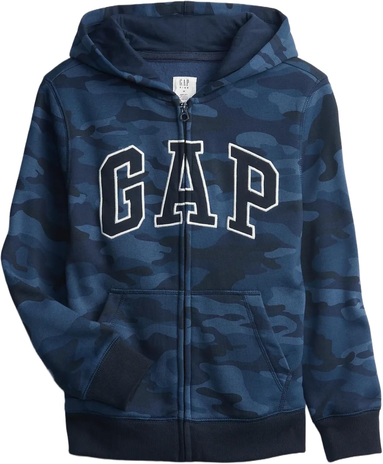 GAP Boys' Logo Hoodie Full Zip Fleece Sweatshirt Pure Red
