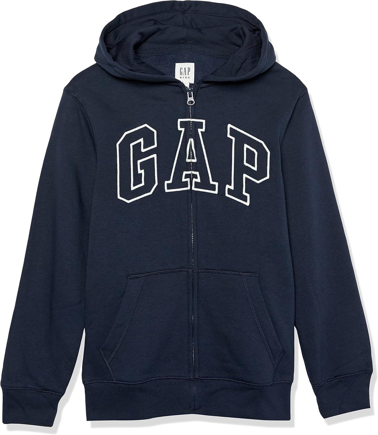 GAP Boys' Logo Hoodie Full Zip Fleece Sweatshirt Pure Red