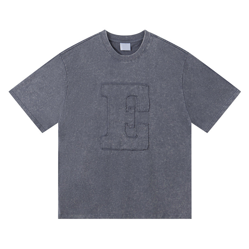 Short Sleeve T-Shirt for Men and Women  Letter Couples Wear