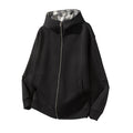 Street Style Zip-Up Hooded Sweatshirt for Men