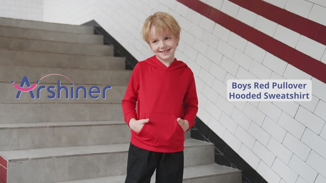 GAP Boys' Logo Hoodie Full Zip Fleece Sweatshirt Pure Red
