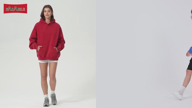 Dnzzs Women's Oversized Acid Wash Hoodie Pullover Vintage Heavyweight